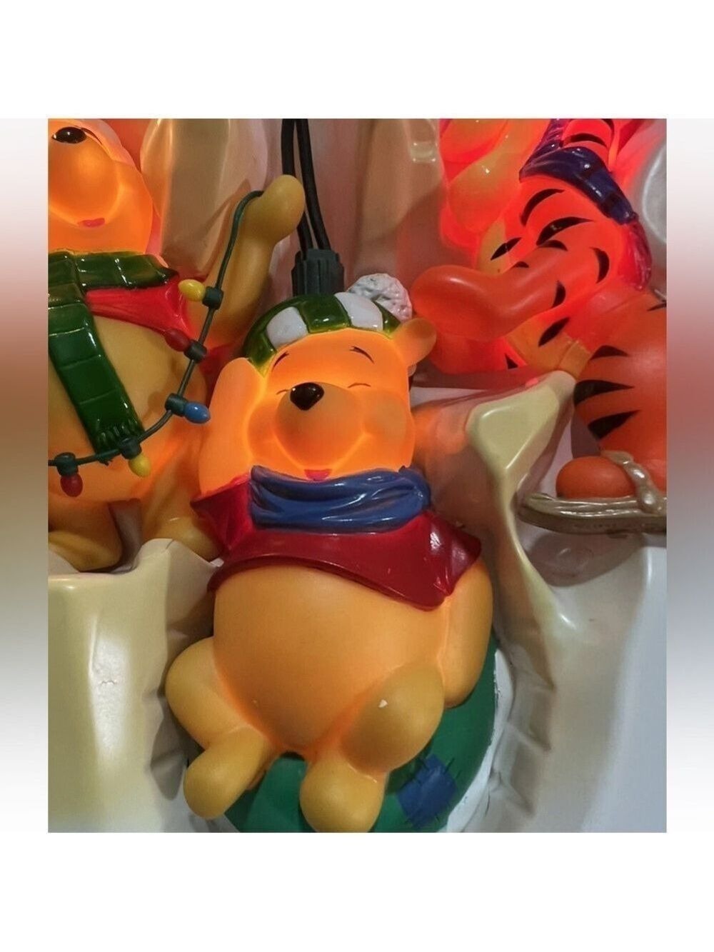 Vintage Disney's Winnie The Pooh EZ Light Tree Trimmer Set Santa Best 2001 - Picture 12 of 16